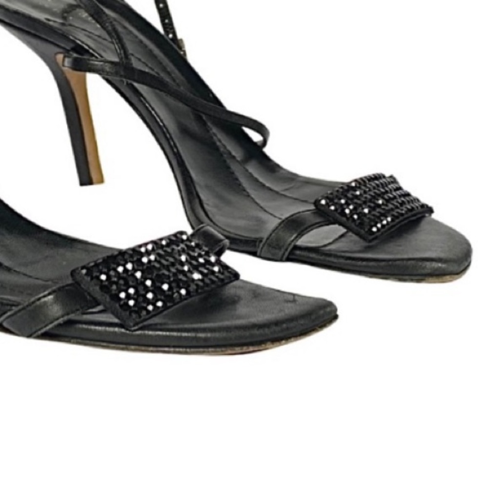 Kate Spade Beaded Open Toe Ankle Strap Heel